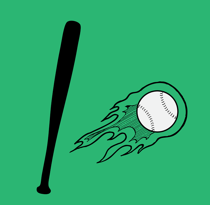 baseball, bat, ball
