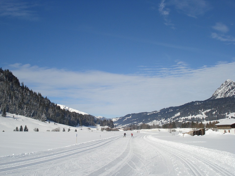 cross country skiing, ski, tannheim