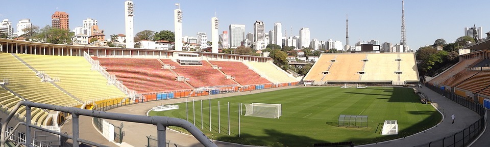 football stadium, pacaembu, são paulo