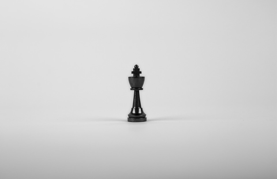 black and white, chess, piece