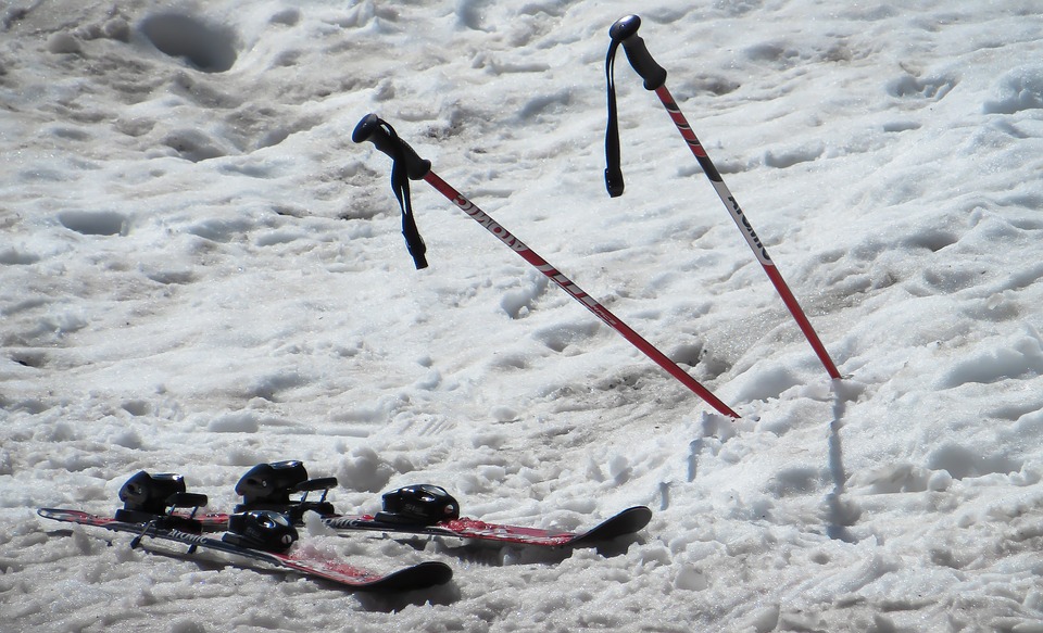 skiing, ski, winter