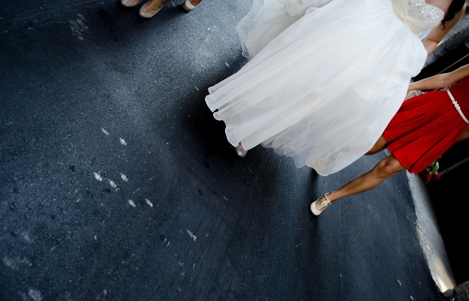 bride, dress, wedding