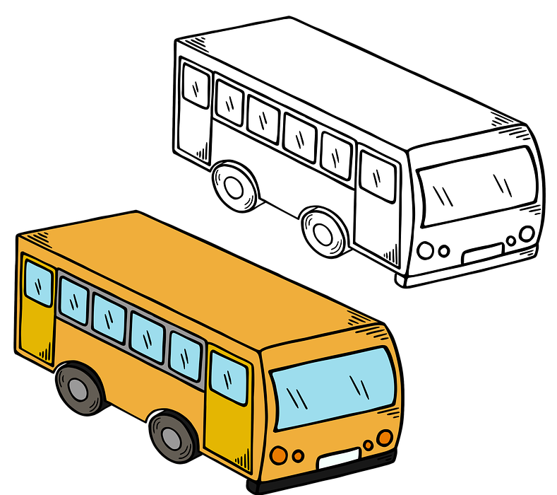 bus, transportation, public transportation