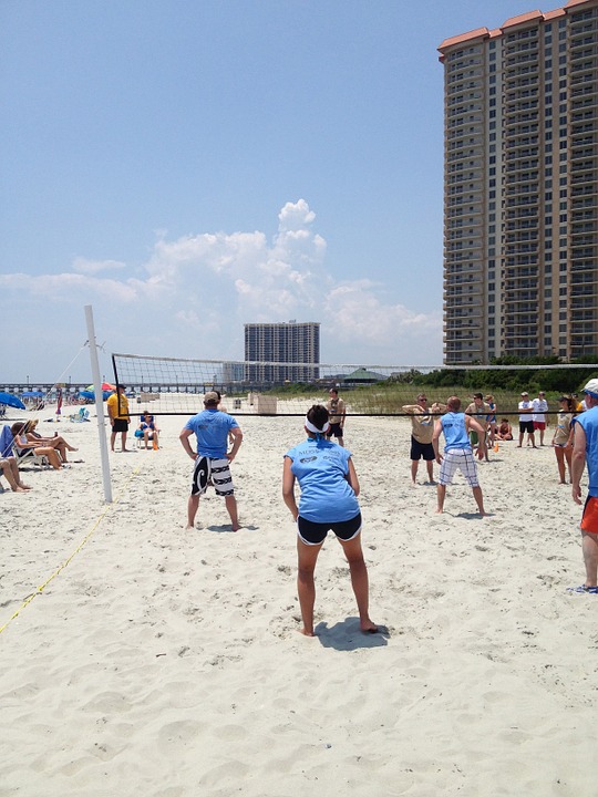volley ball, beach, summer sport
