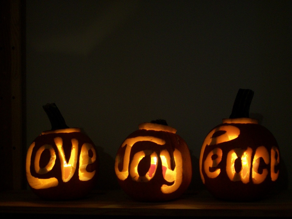 holiday, pumpkin, carved