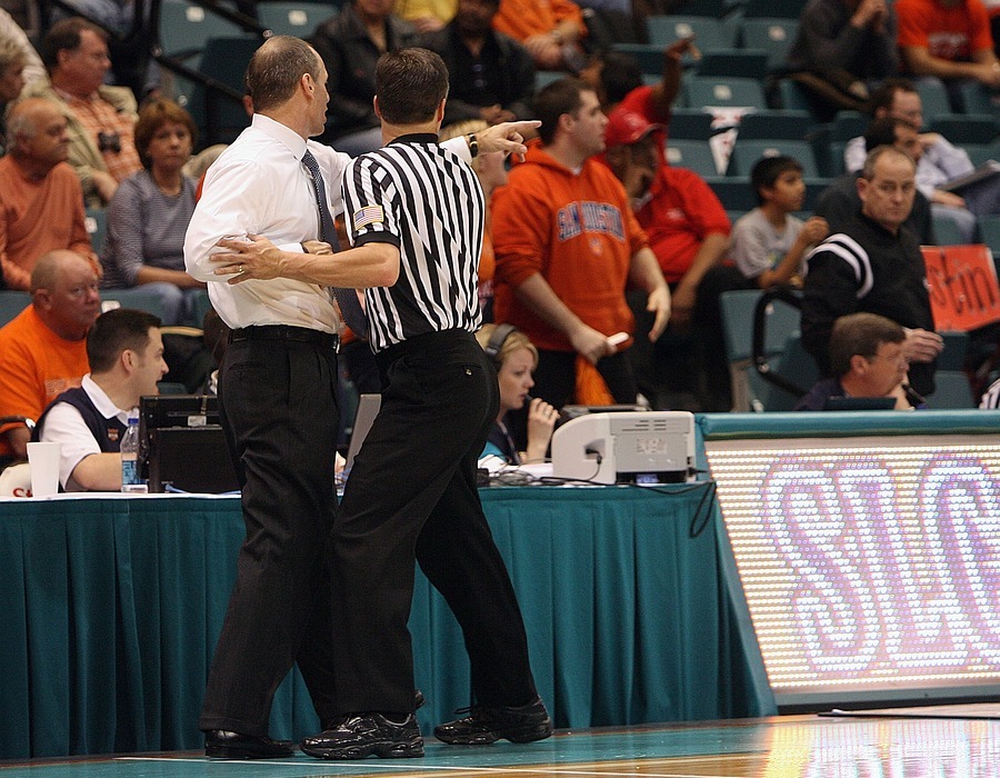 basketball, coach, referee