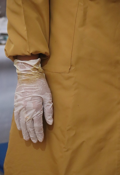 gloves, medical staff, nurse
