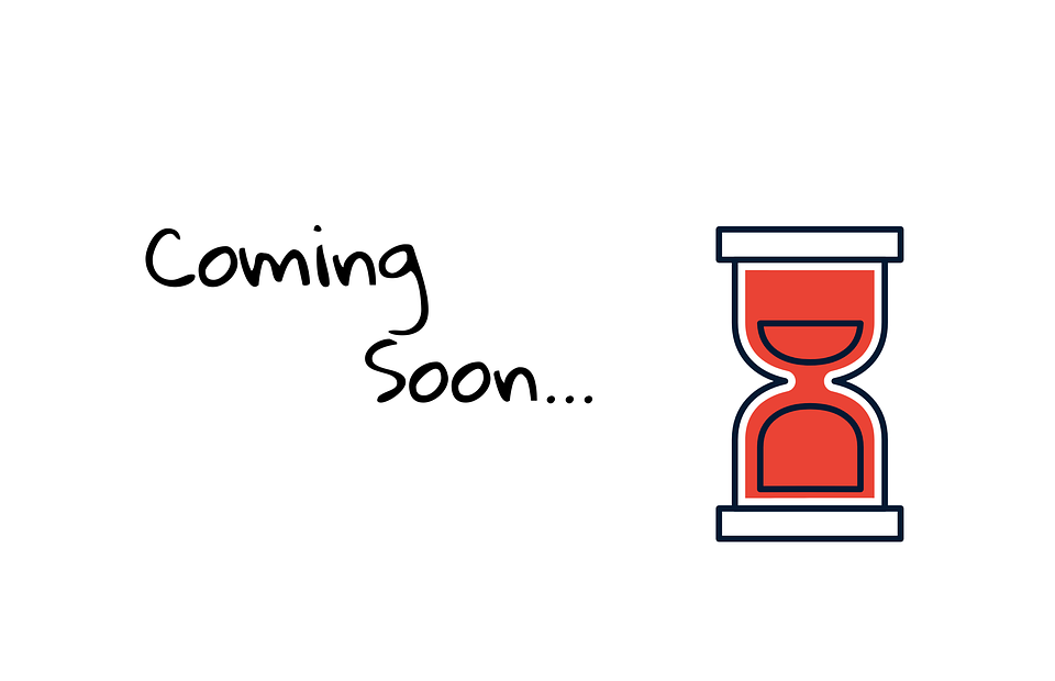 coming soon hour glass, we are coming soon hour glass, red hour glass white background