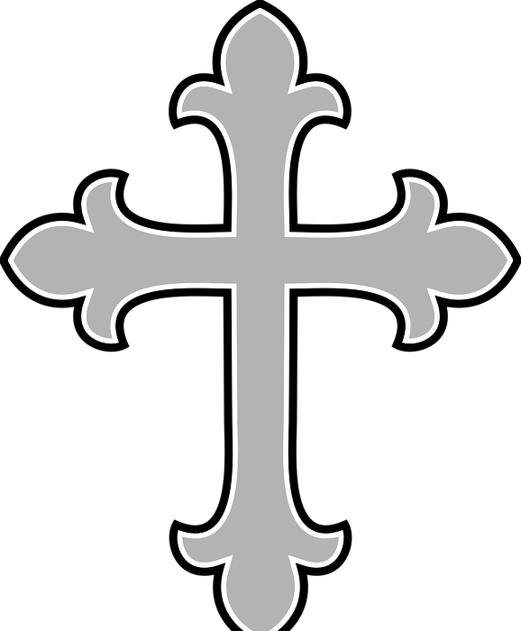 cross, gray, christian