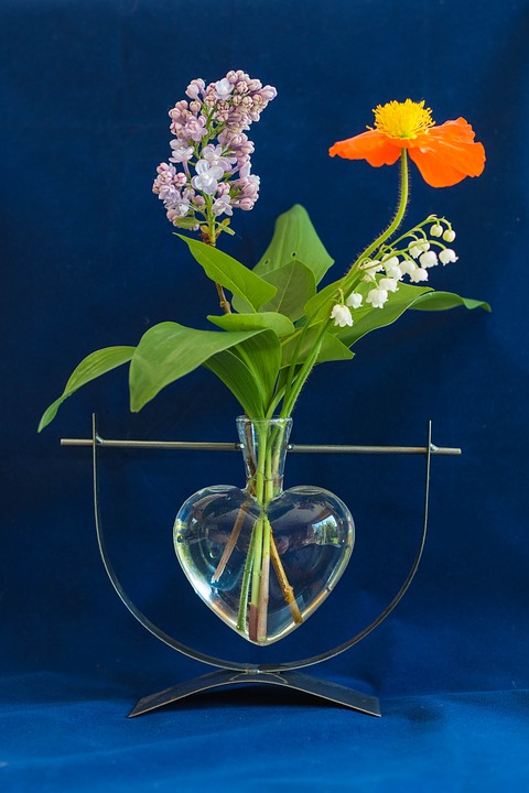 flowers, vase, floral composition