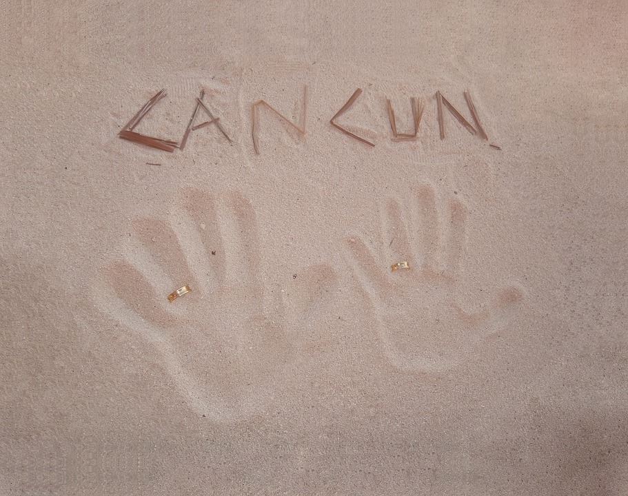 cancun, beach, honeymoon
