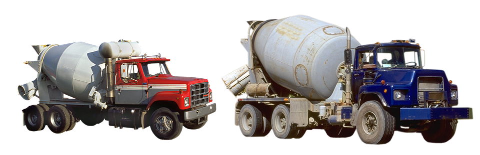 cement carrier, truck, construction
