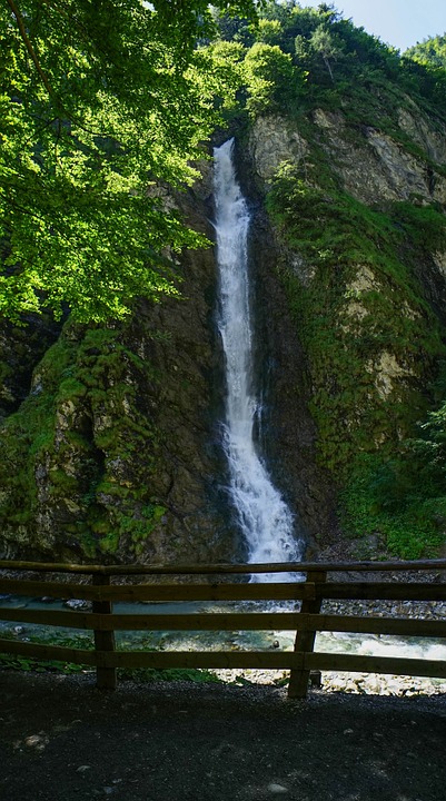 waterfall, liechtensteinklamm, gorge