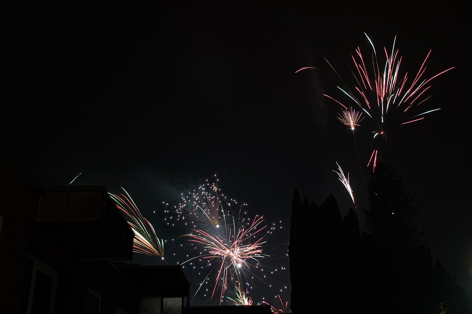 fireworks, rocket, new year\'s eve