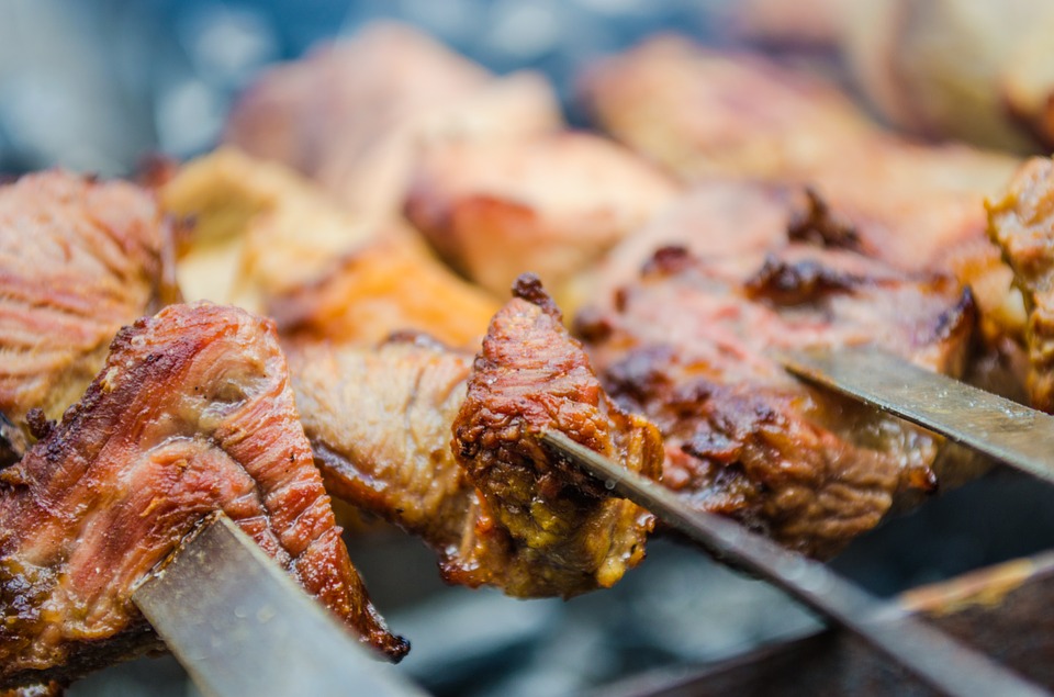 shish kebab, barbeque, bbq