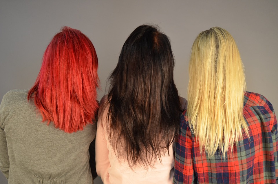 hair, girls, colors