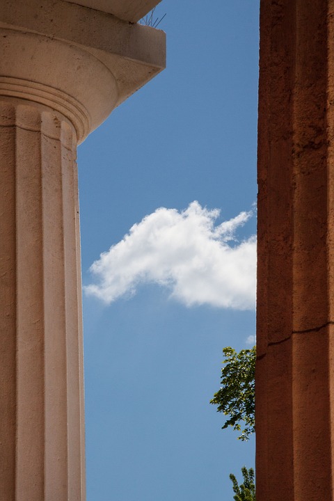temple, doric columns, classical order