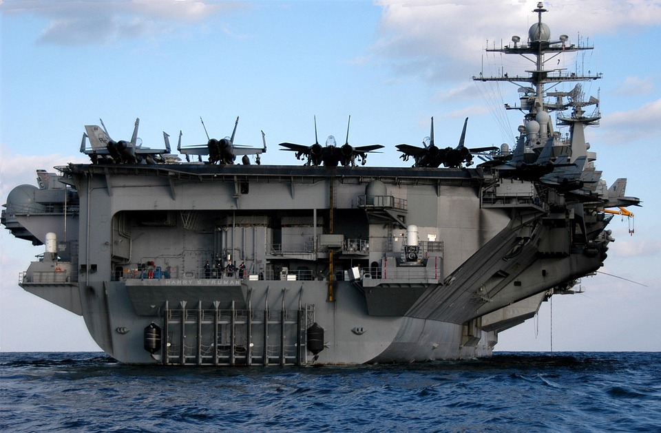 aircraft carrier, military, uss harry s truman