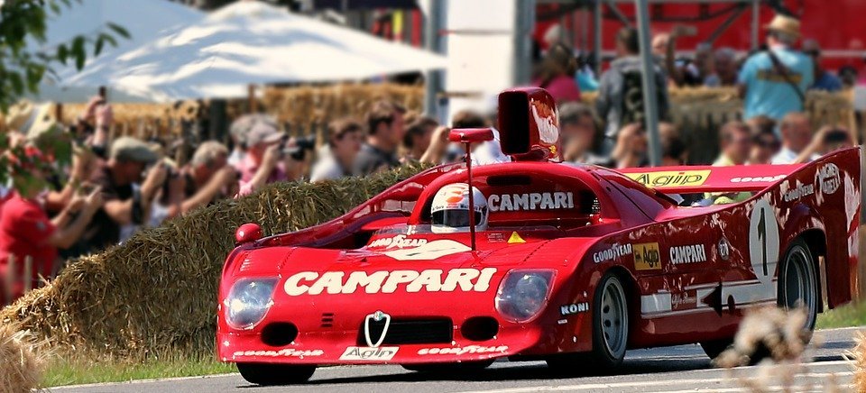 racing car, alfa romeo, motorsport