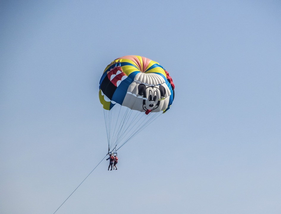 paragliding, adrenaline, parachute