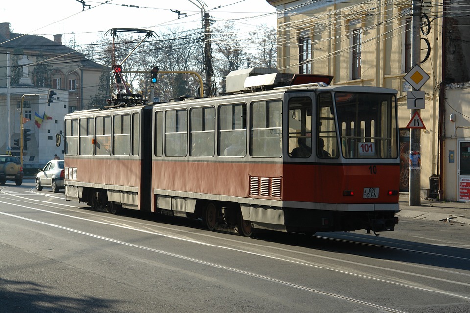 tram, transportation, train