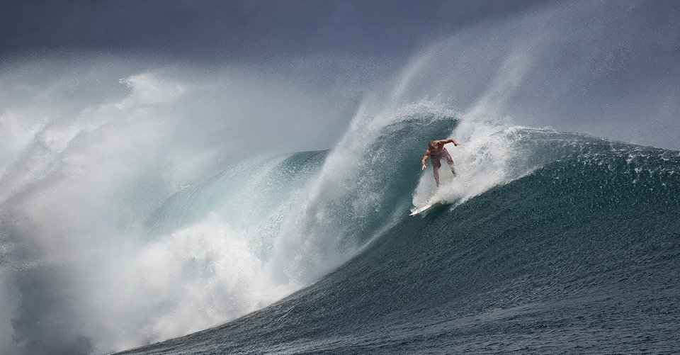 surfing, indonesia, java island