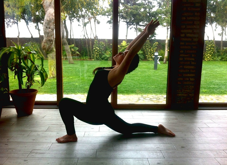 yoga, practice, woman