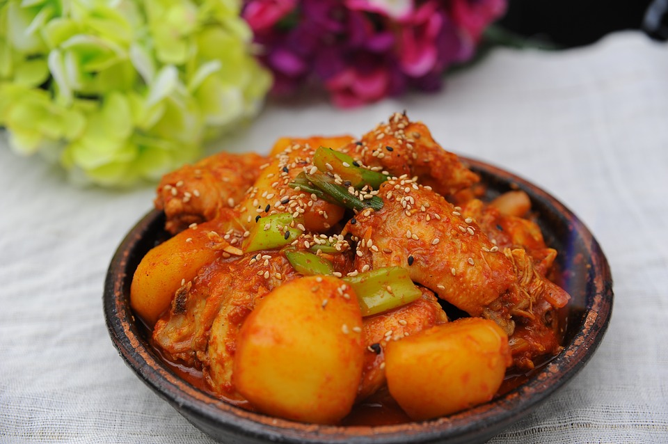 chicken bokeumtang, side dish, chicken dishes