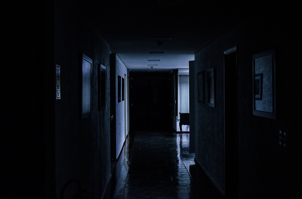hall, office, darkness