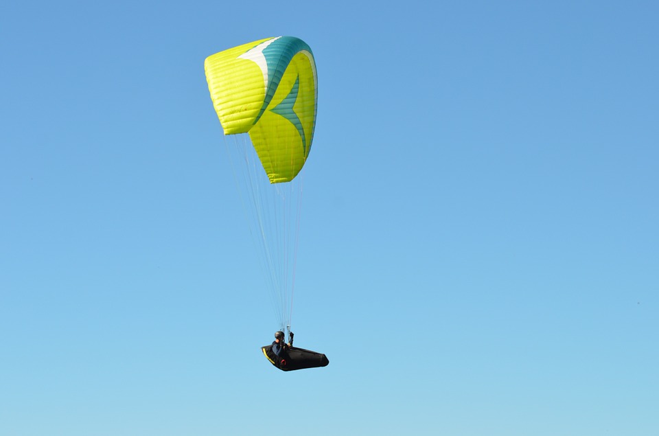 hang glider, paragliding, adventure bums