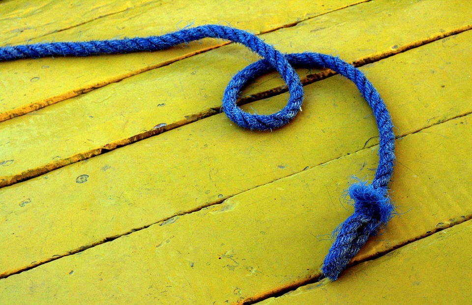 rope, wood, floor