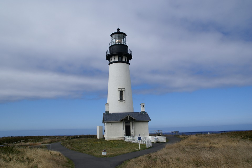 lighthouse, oregon, coast