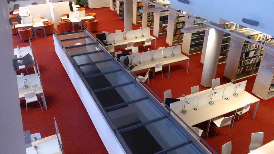 library, study, academic library