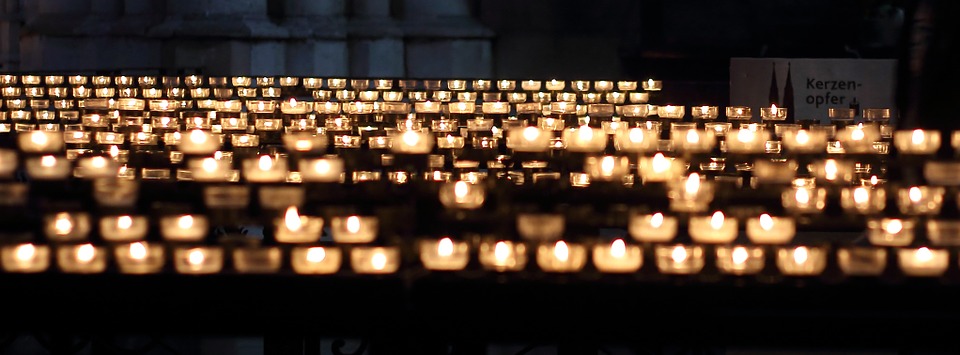 candles, church, prayer