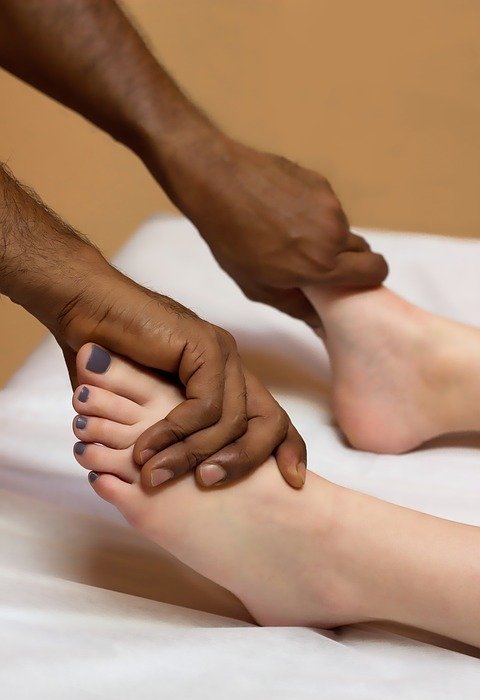 foot massage, massage, wellness