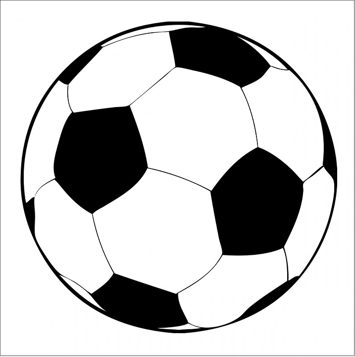 soccer ball, football, black