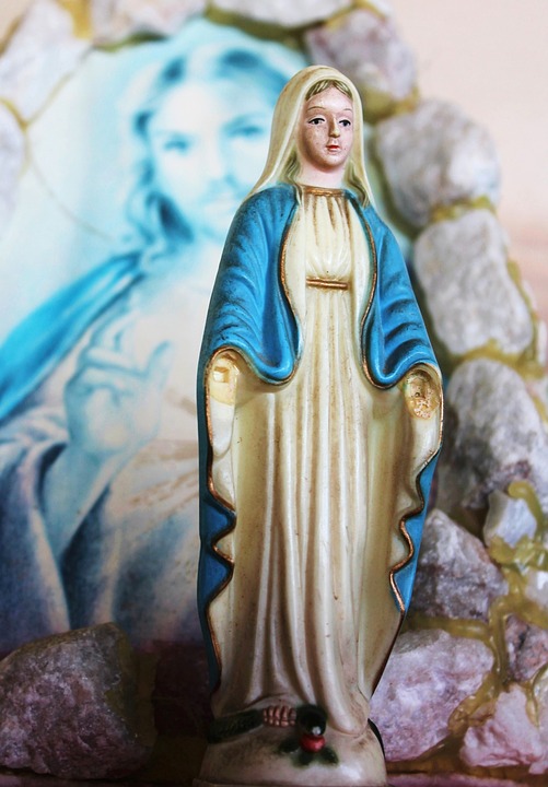 mother mary, jesus, catholic