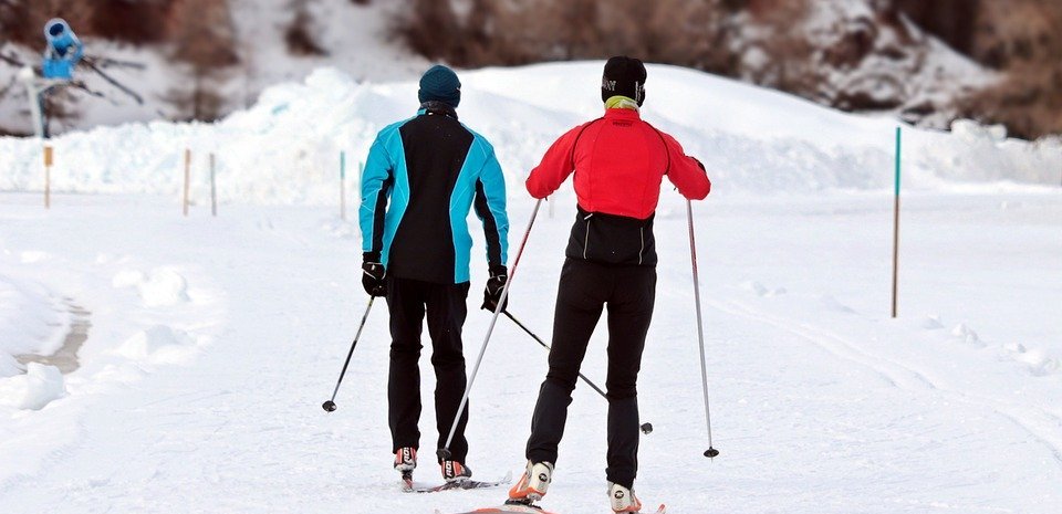 cross country skiing, cross-country ski, winter