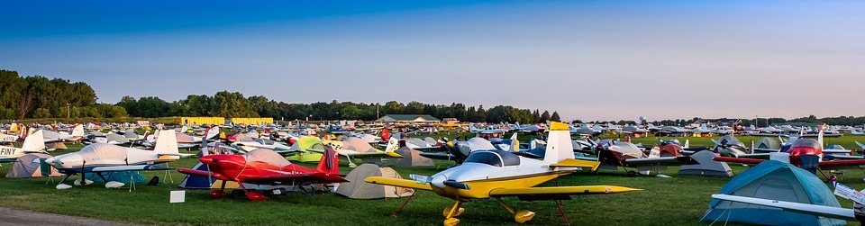 aviation, camping, aircraft