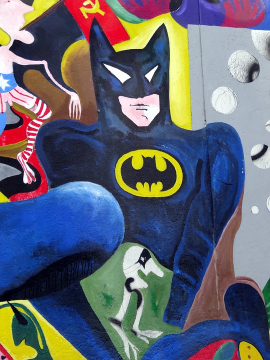 graffiti, batman, street art