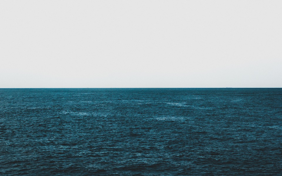 ocean, water, blue