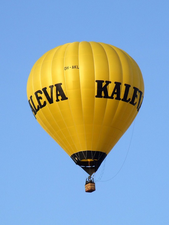 hot air balloon, floating, fun