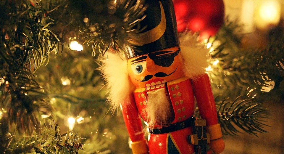 nutcracker, christmas, tree