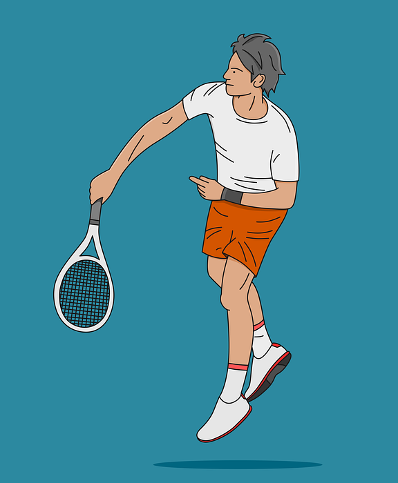 tennis, racquet, swing