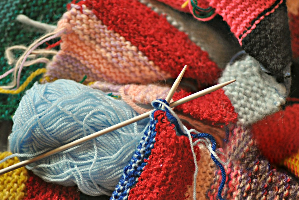 knitting, knitting needle, knit
