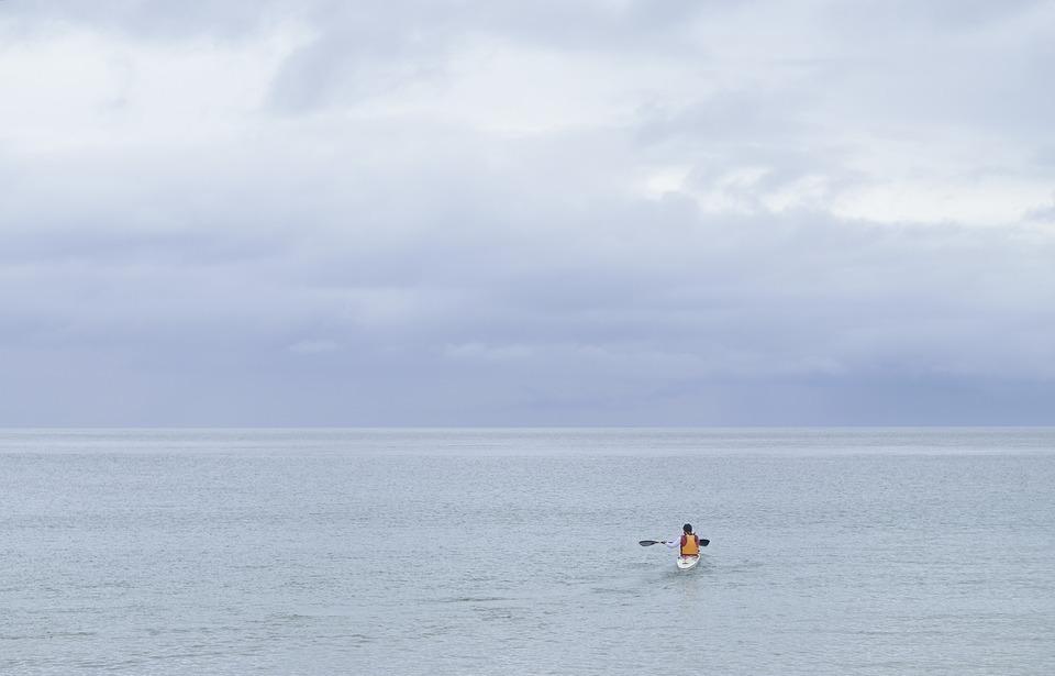 kayak, ocean, atlantic