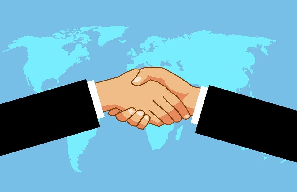 handshake, worldwide, businessmen