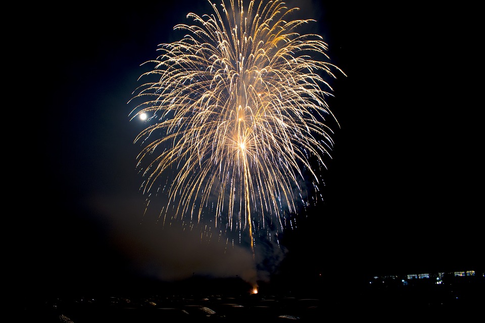 fireworks, folk festival, pleasure