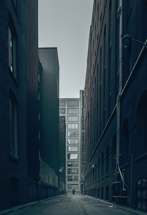 buildings, urban, street