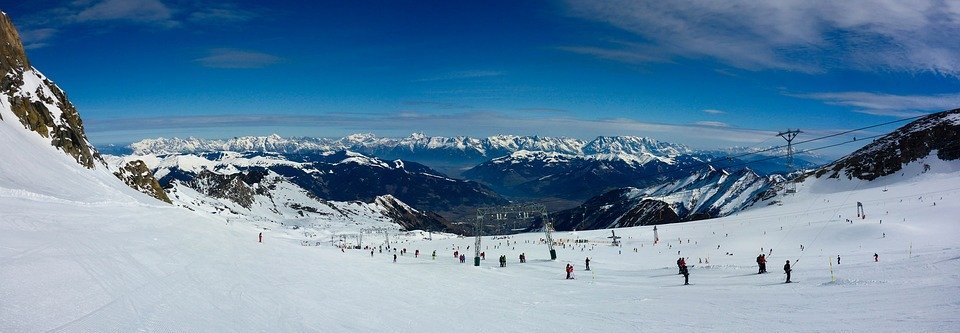 panorama, skiing, kitzsteinhorn